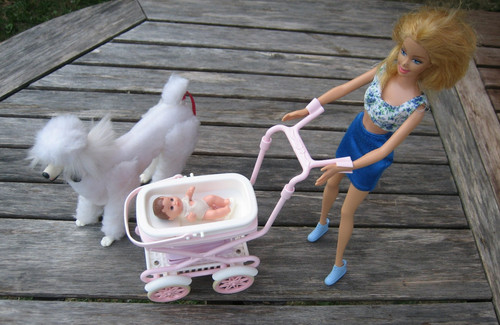 Lot poupée barbie landau - barbie,
