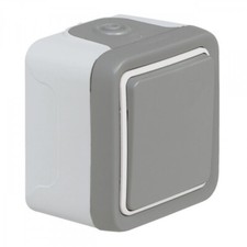 Legrand 69711 ou 69923 - Interrupteur va et vient PLEXO étanche GRIS Saillie
