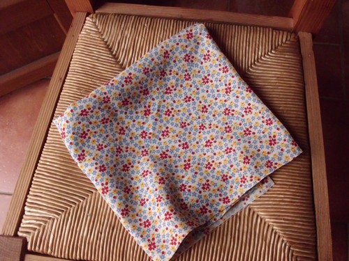Coupon tissu ancien - tissu,