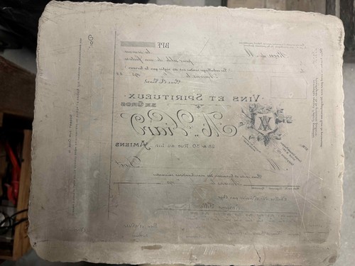 Pierre lithographique vins - lithographique,