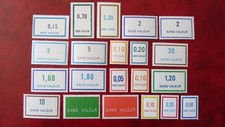 France Timbres Fictifs Lot 21 timbres de différentes Emissions Neuf** Très Bien.