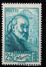 France timbre Paul Cézanne de 1939 N° 421 Neuf ** MNH