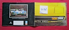 N° 2136 /  MATRA SIMCA