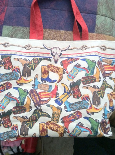 Canvas tote shopping bag - canvas,