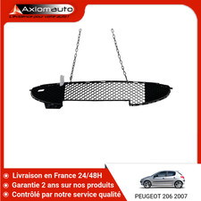 🇫🇷 GRILLE PARE-CHOC AVANT PEUGEOT 206 1998-2009 ➤7414EN ♻️