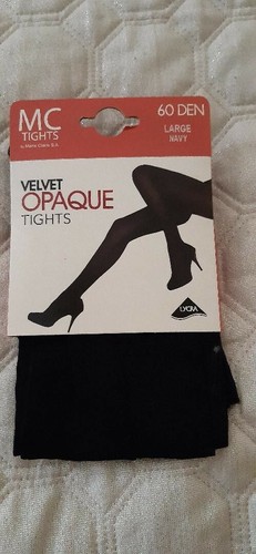 Grand collant opaque marine - , mc