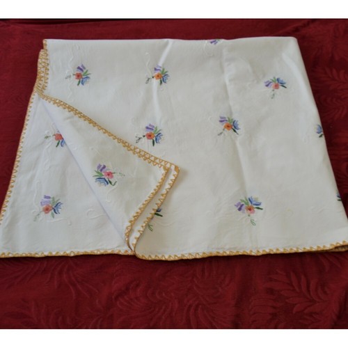 Ancienne nappe brodée la - ancienne,
