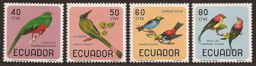 équateur 748 1966 oiseaux - Équateur,