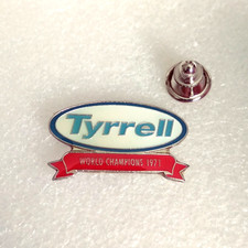 Pin's Lapel pin's pin TYRRELL Racing F1 WORLD CHAMPIONS 1971 et Pilote 1972/73