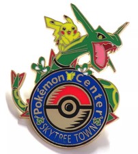 Pin's Logo Pikachu & Rayquaza