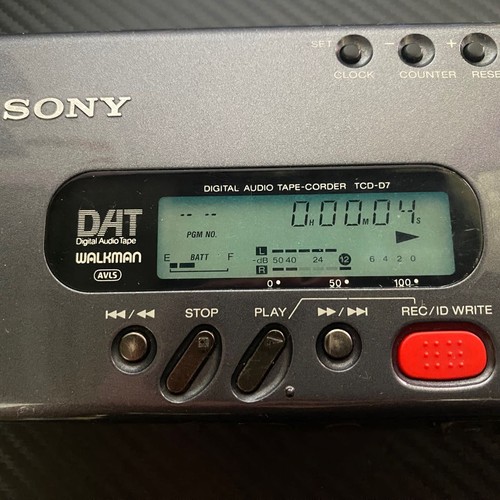 Sony tcd dat - dat, player