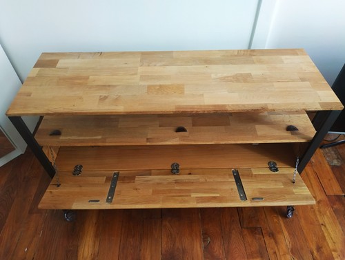 Banc bois métal bon - banc,