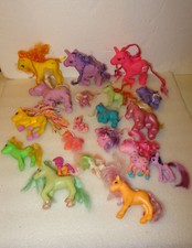 LOT 20 FIGURINES PONEYS, PONEY, COULEURS ET TAILLES DIFFERENTES, PONY