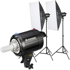 BRESSER BRM-300AM Kit flash de studio 2x300W