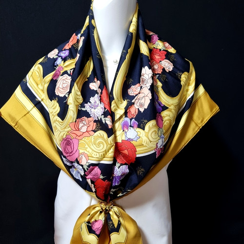 Hermes scarf roue arriere du - hermes, "roue