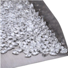 Diamant CVD en vrac cultivé en laboratoire 1,5 x 3 mm en forme de poire coule...