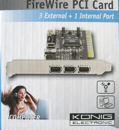 Firewire pci card - firewire,