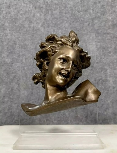 Sculpture bronze buste du - bronze,
