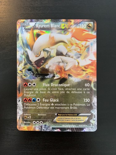 Carte pokémon kyurem blanc - :,