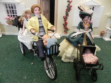 meubles pour maison de poupée Vélo - Landau - Poupées