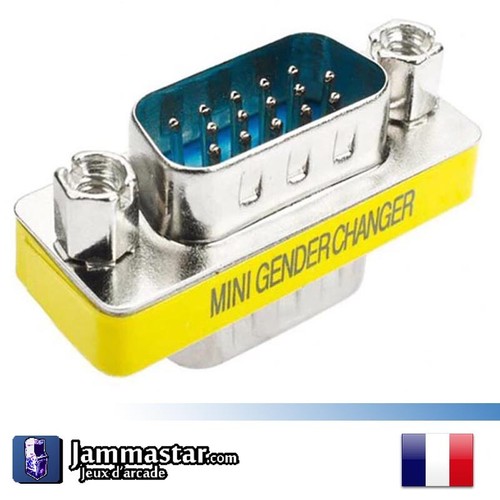 Connecteur vga db15 mâle - connecteur,
