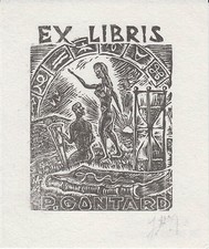 Ex-libris P. GONTARD gravé en