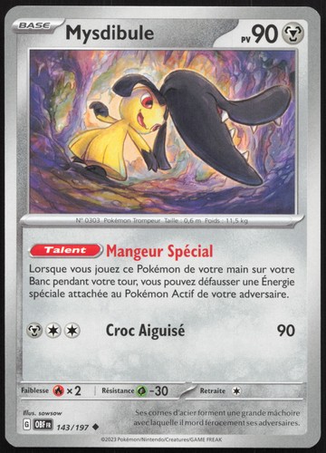 Carte pokémon mysdibule - carte,
