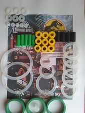FLIPPER DATA EAST -JURRASIK PARK-KIT ELASTIQUE SILLICONE TRANSPARENT-pinball