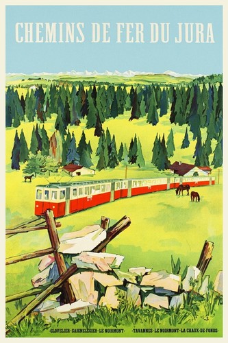 Train chemins fer jura - chemins, du