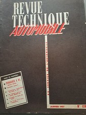 PANHARD 4 HL moteur DIESEL REVUE TECHNIQUE AUTOMOBILE 129 HYDRA MATIC 2 CV