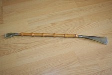 Belle Canne à système Ancienne en Bambou Vintage Collection Chausse-Pieds