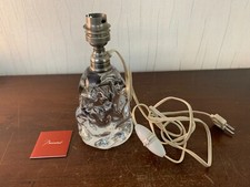 Pied de lampe en cristal de