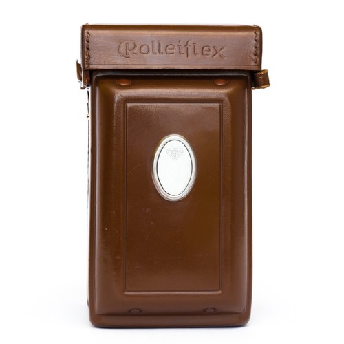 Brown hard leather case - case, for