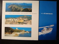 carte de voeux année 2001 de la compagnie  de navigation SNCM