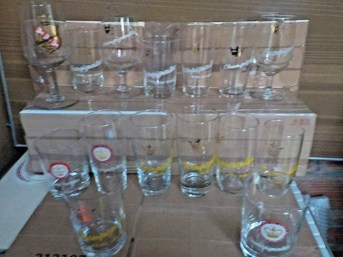 Verre ancien biere - ancien,