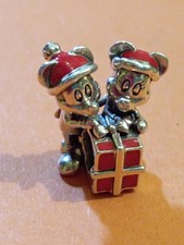 charm Pandora Disney  Minnie Mickey cadeau émaillé argent 925  poinçon DN4992