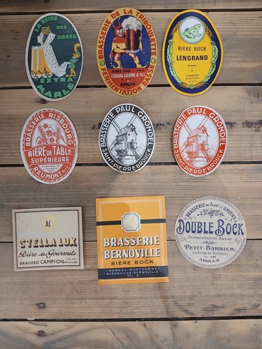 Lot étiquettes biere - lot,
