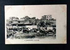 CASABLANCA Place des Nations-Unies , Place de France MAROC  CPA POSTCARD  P632