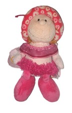 Doudou Poupee Fee Elfe Papillon rose 27 cm NICI