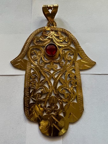 Pendentif plaqué - plaqué, or