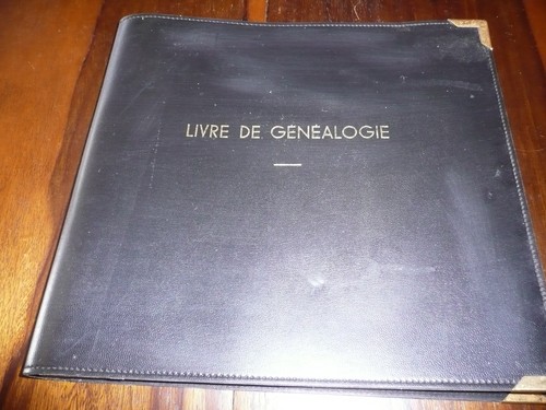 Livre genealogie aurige - de, l'aurige