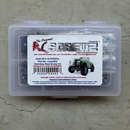 Kit vis inox - inox, axial