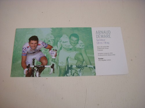 Cyclisme carte postale fdj - cp,