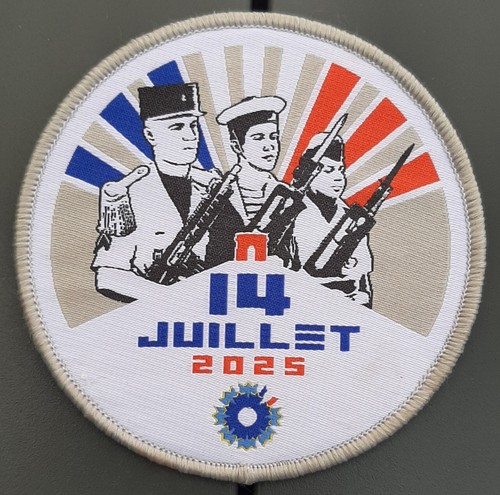 Patch tissu armées défilé - tissu,