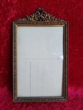 Très Beau, vieux Cadre Photo , ,Bronze,Original