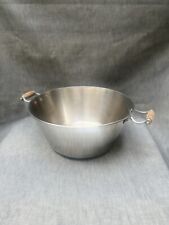 Bassine inox Rivet Cuivre ⌀ 36 Avec Poignée Qualité professionnel Année 50/60’s