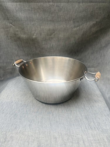 Bassine inox rivet cuivre - inox, ⌀