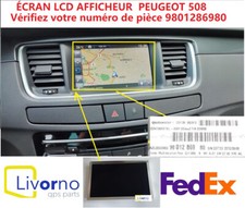 ÉCRAN LCD AFFICHEUR  PEUGEOT 508 CITROEN DS5 9801286980 / 98 012 869 80  🇫🇷