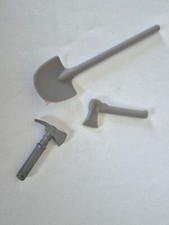 3 OUTILS GRIS POUR FERME JARDIN PLAYMOBIL...