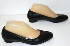 FRATELLI ROSSETTI Escarpins Tout Cuir Verni Noir T 36.5 TBE